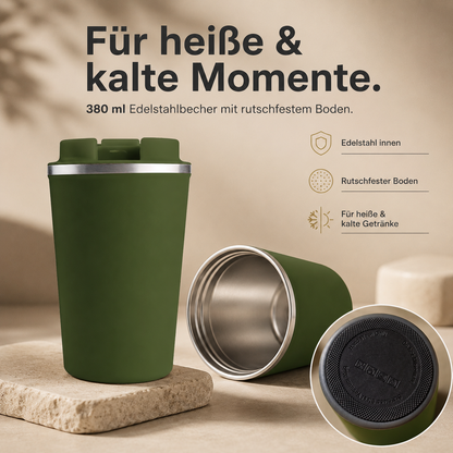Personalisiert Thermobecher mit Foto und Namen 380ml