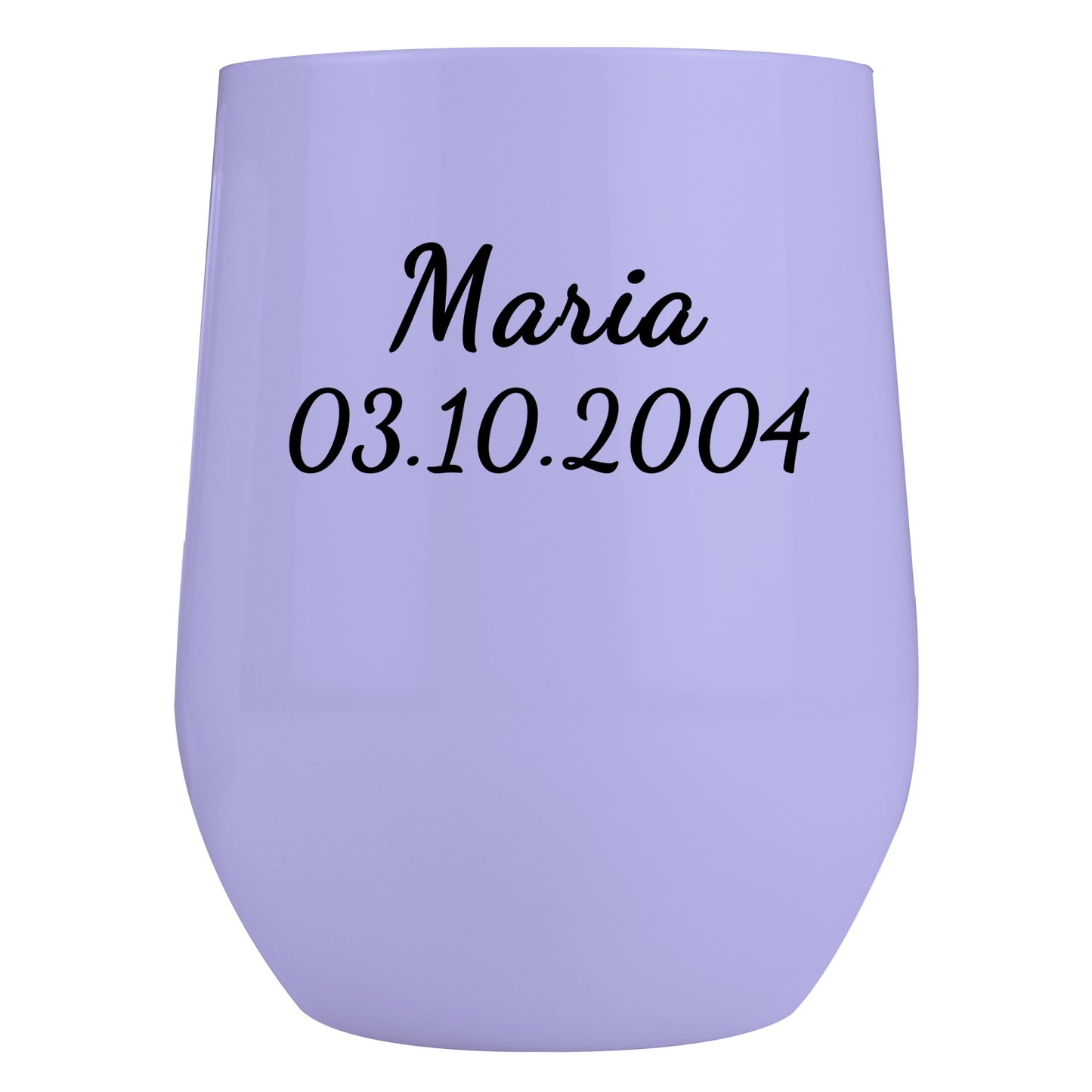 Personalisierter Thermobecher in Eierschalenform mit Namen 355ml 1.0