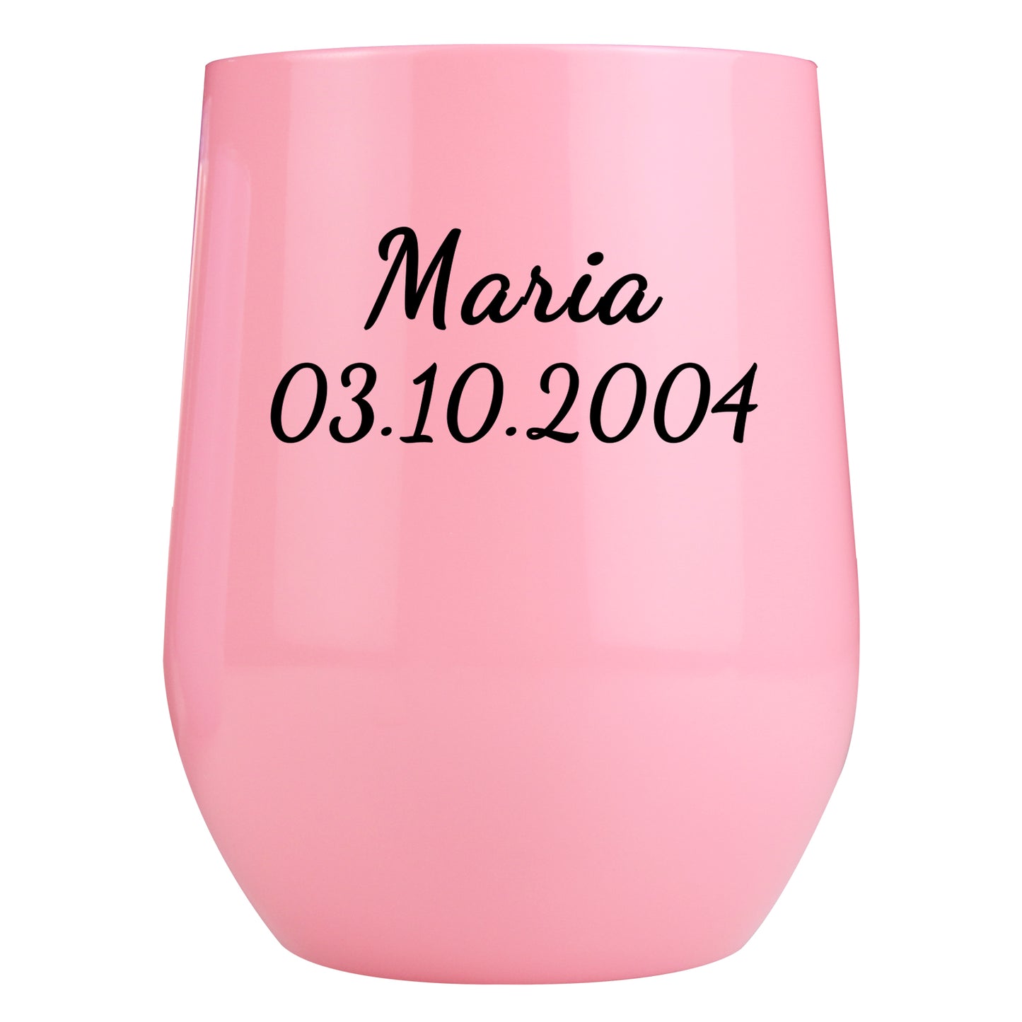 Personalisierter Thermobecher in Eierschalenform mit Namen 355ml 1.0