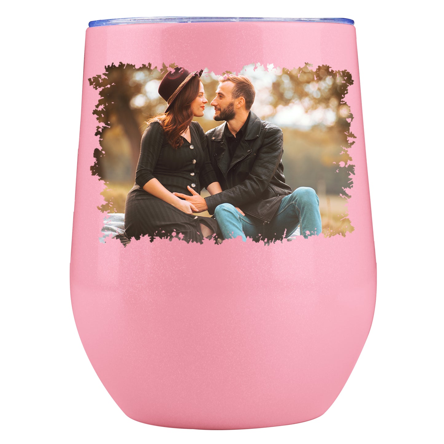 Personalisierter Thermobecher mit Foto oder Logo 355ml die Regenbogenlackoberfläche