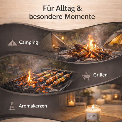 Personalisierte Feuerzeug mit Buchstabenmotiv und Namen - Zink