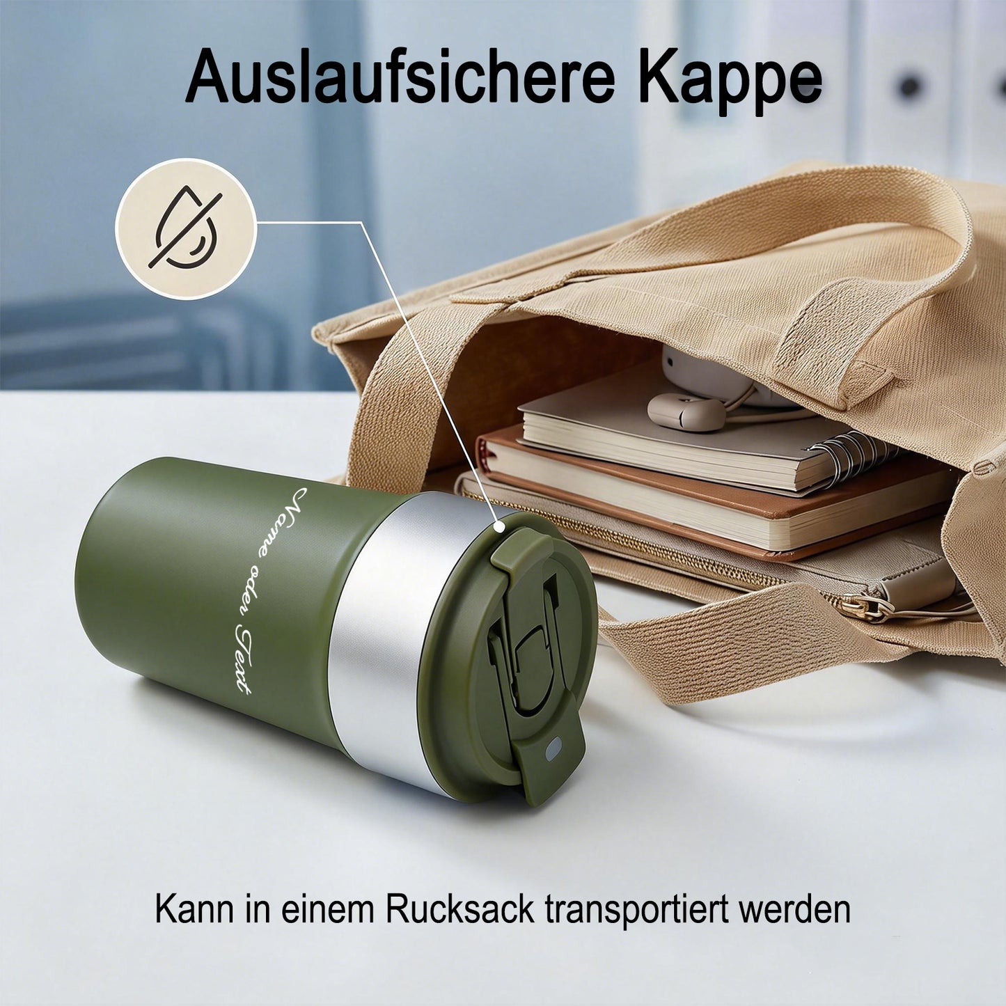Personalisiert Thermobecher mit Namen 510ml