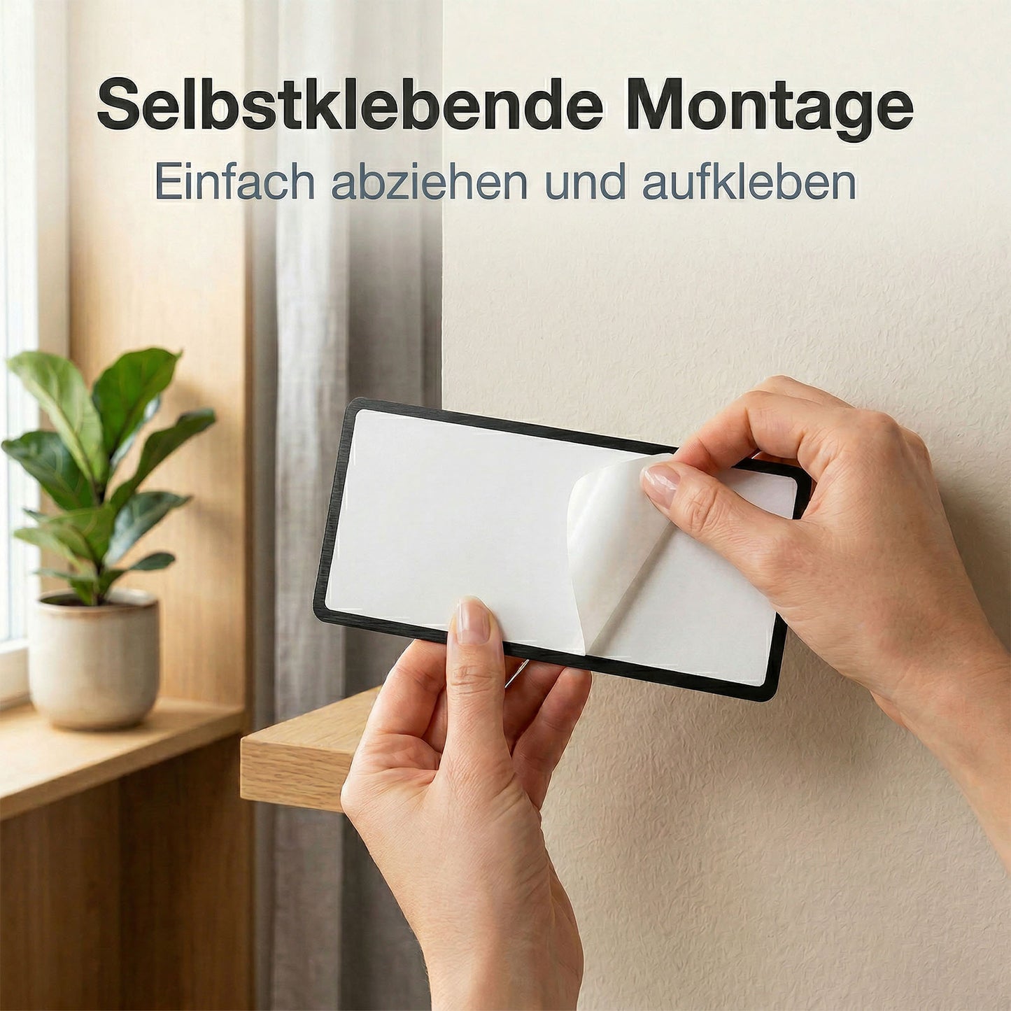 Personalisiert Türschild mit Namen und Logo Edelstah