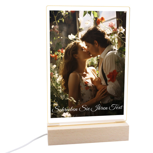 Personalisierter LED Bilderrahmen mit Beleuchtung